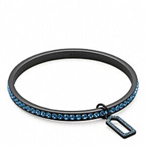 NWT Coach Pave Bangle (Black/Navy)